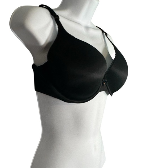 Victoria’s Secret 32DD Body by Victoria Perfect Shape Bra Black Padded Underwire - Picture 3 of 11